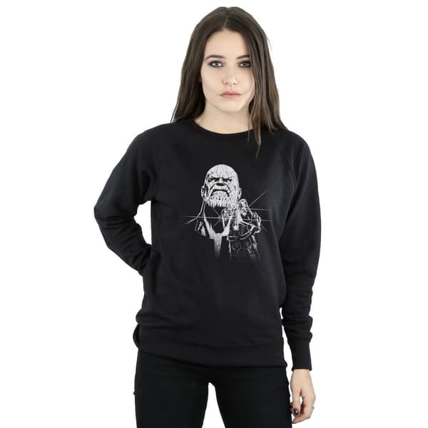 Marvel Womens/Ladies Avengers Infinity War Fierce Thanos Sweatshirt