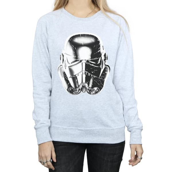 Star Wars Womens/Ladies Stormtrooper Warp Speed Helmet Sweatshirt