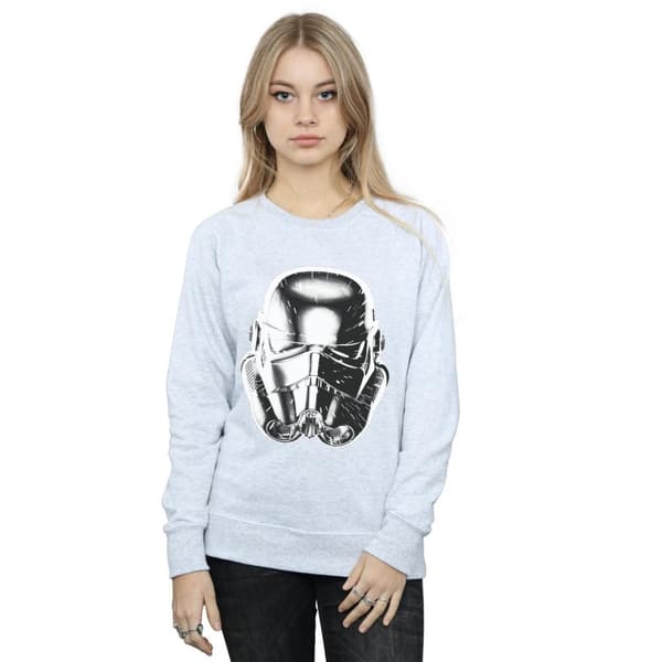 Star Wars Womens/Ladies Stormtrooper Warp Speed Helmet Sweatshirt