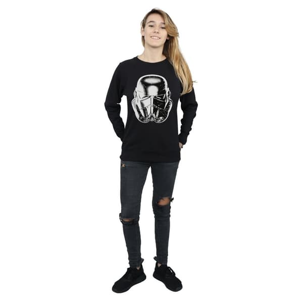 Star Wars Dam/Tjej Stormtrooper Warp Speed Hjälm Sweatshirt