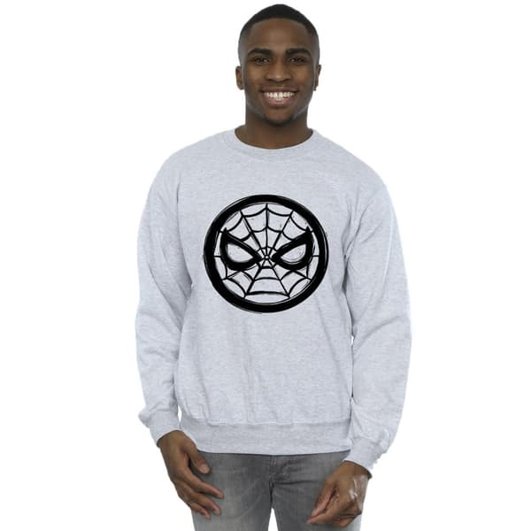 Marvel Mens Spider-Man Chest Logo Sweatshirt