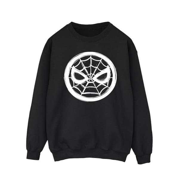 Marvel Mens Spider-Man Chest Logo Sweatshirt