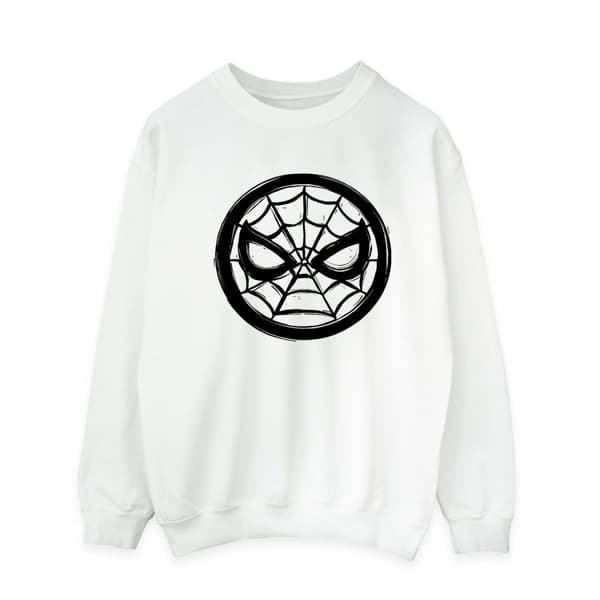 Marvel Mens Spider-Man Chest Logo Sweatshirt