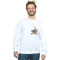 Miniatyrbilde 2 av 3: Marvel Mens Hawkeye Tattoo Breast Print Sweatshirt