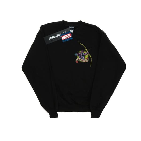 Marvel Mens Hawkeye Tattoo Breast Print Sweatshirt