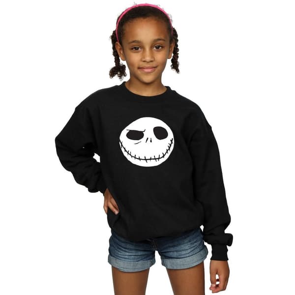 Disney Girls Nightmare Before Christmas Jack´s Big Face Sweatshirt