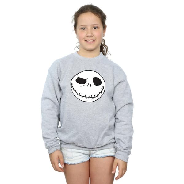 Disney Girls Nightmare Before Christmas Jack´s Big Face Sweatshirt