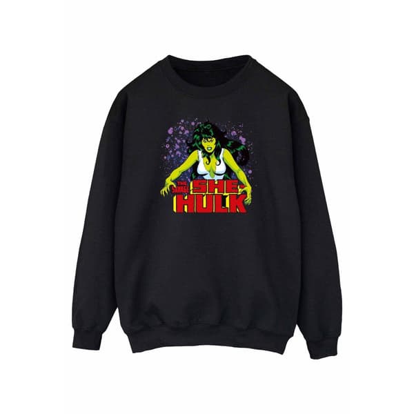 Marvel Womens/Ladies The Savage She-Hulk Sweatshirt Black XXL