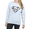 Miniatyrbilde 3 av 5: DC Comics Womens/Ladies Superman Marble Logo Sweatshirt