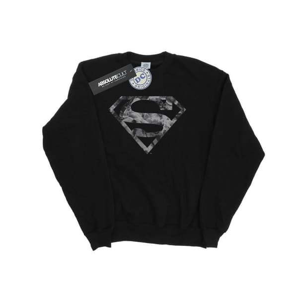 DC Comics Womens/Ladies Superman Marble Logo Sweatshirt