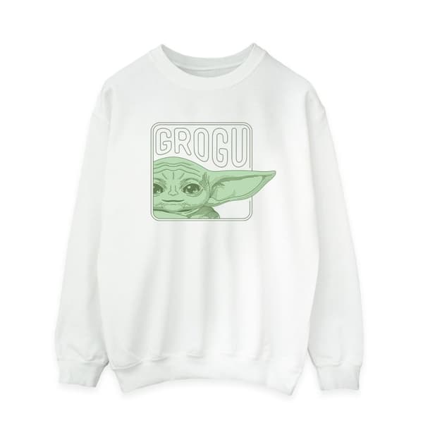 Star Wars Mens The Mandalorian Grogu Box Sweatshirt