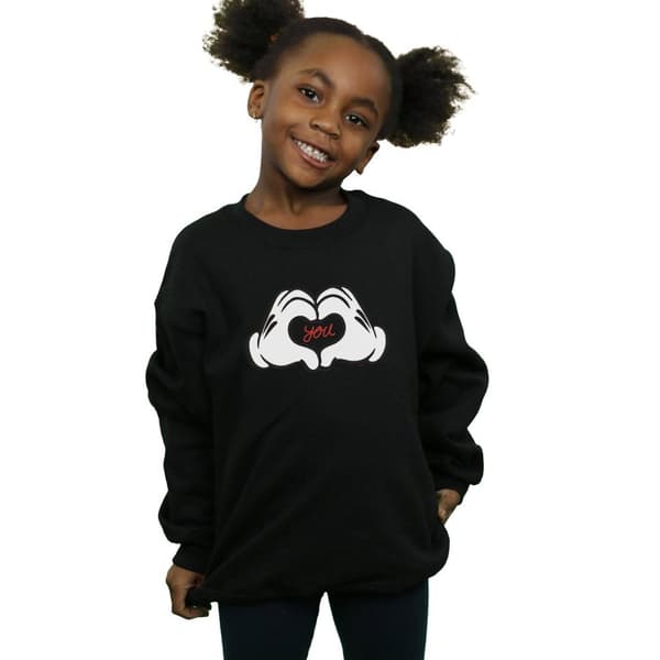 Disney Girls Mickey Mouse Loves You Sweatshirt
