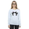 Miniatyrbillede 2 af 3: Disney Womens/Ladies Mickey Minnie Kiss Silhouette Sweatshirt