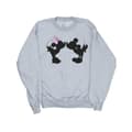 Miniatyrbillede 1 af 3: Disney Womens/Ladies Mickey Minnie Kiss Silhouette Sweatshirt