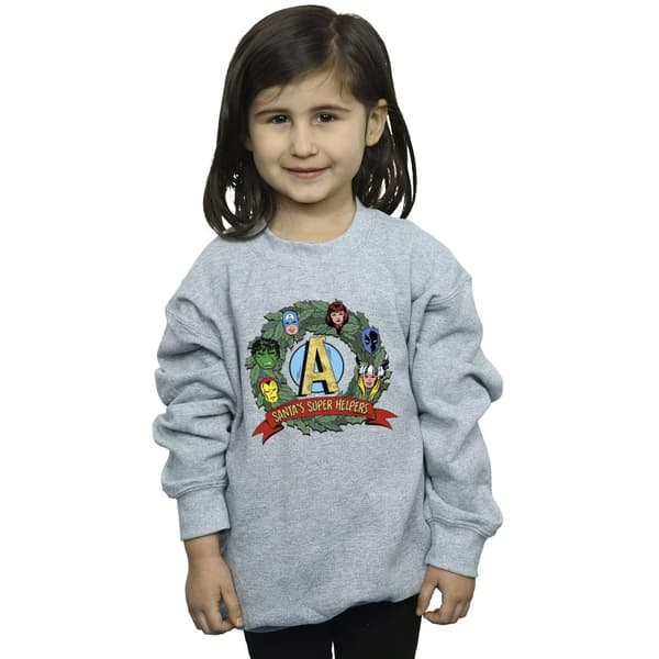 Marvel Sweatshirt med tomtens superhjälpare för flickor