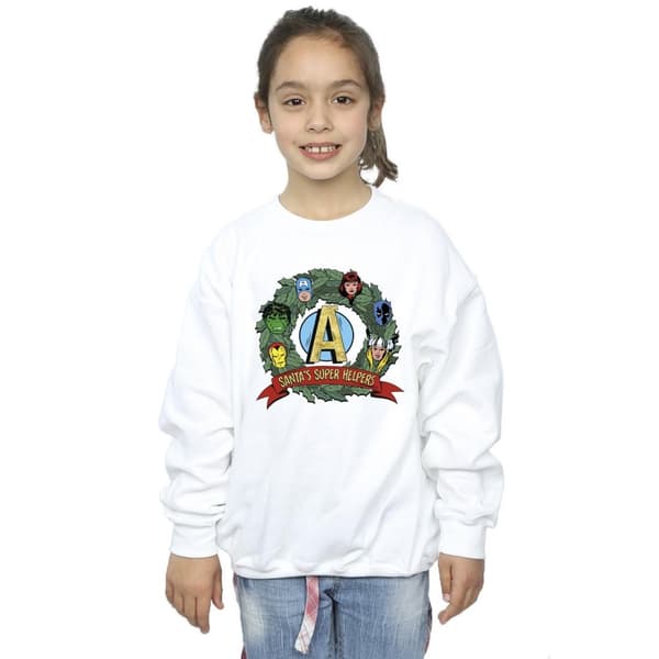 Marvel Sweatshirt med tomtens superhjälpare för flickor