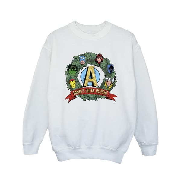 Marvel Sweatshirt med tomtens superhjälpare för flickor