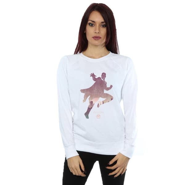 Marvel Womens/Ladies Vision Silhouette Sweatshirt