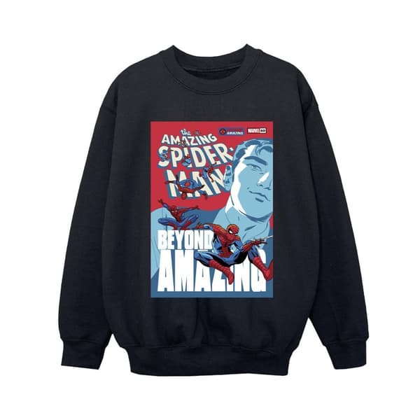 Marvel Boys Spider-Man Beyond Amazing Cover Sweatshirt