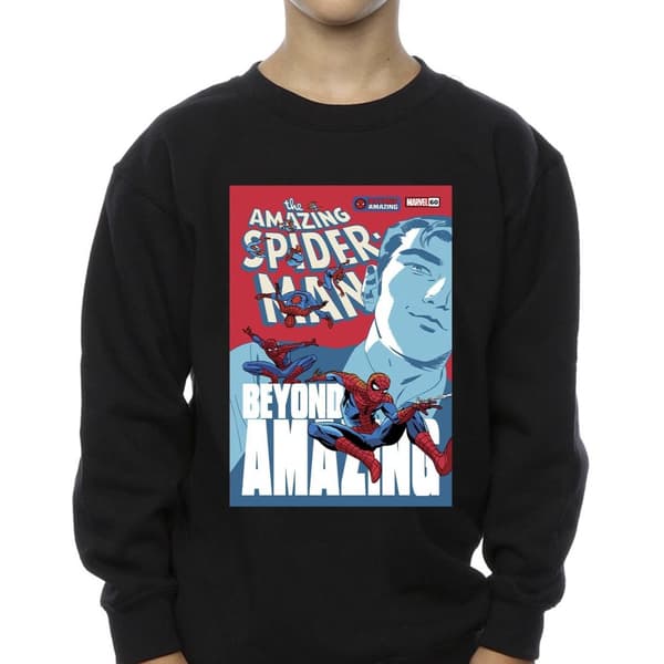 Marvel Boys Spider-Man Beyond Amazing Cover Sweatshirt