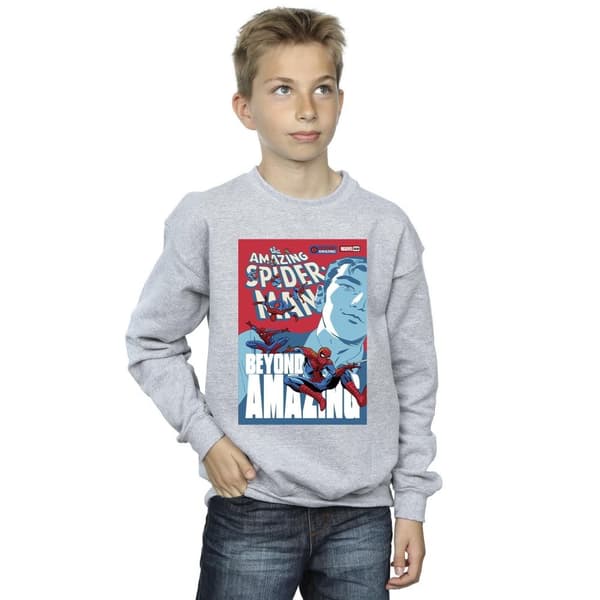 Marvel Boys Spider-Man Beyond Amazing Cover Sweatshirt