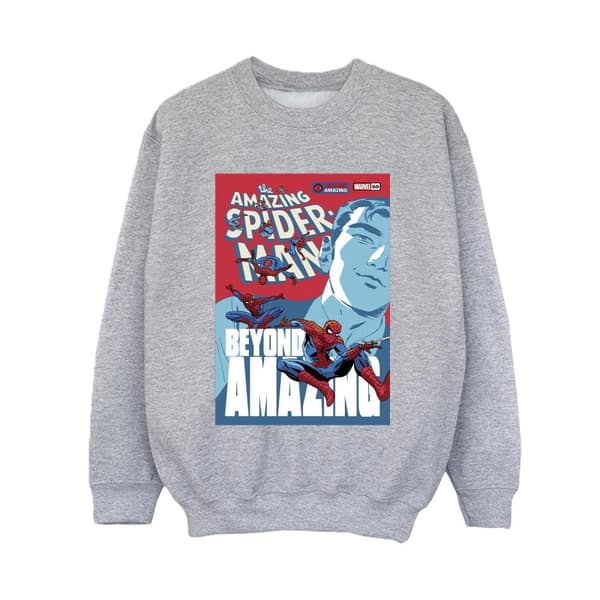 Marvel Boys Spider-Man Beyond Amazing Cover Sweatshirt