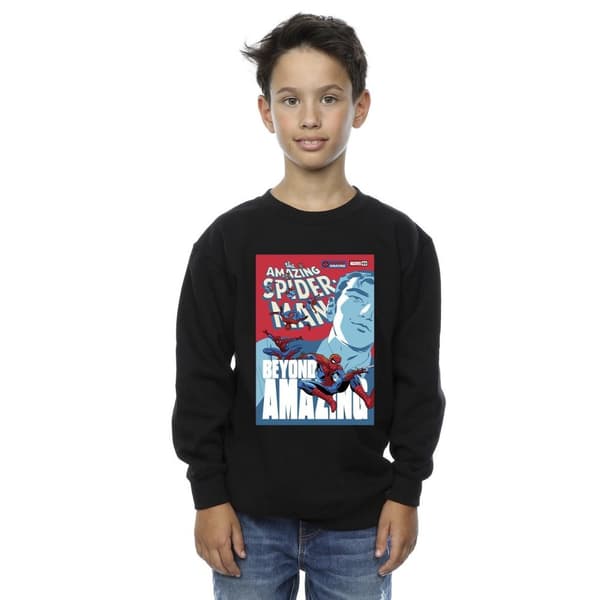 Marvel Boys Spider-Man Beyond Amazing Cover Sweatshirt