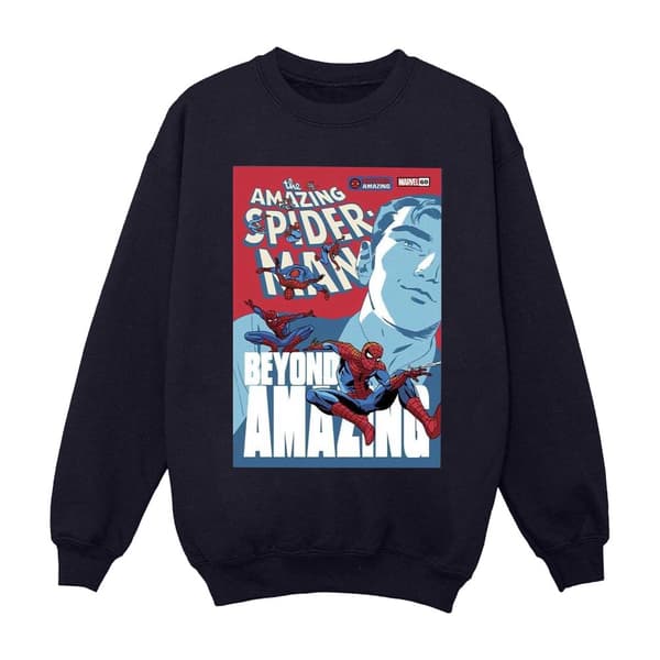 Marvel Boys Spider-Man Beyond Amazing Cover Sweatshirt