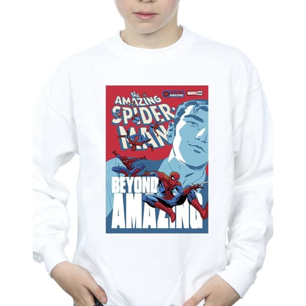 Marvel Boys Spider-Man Beyond Amazing Cover Sweatshirt