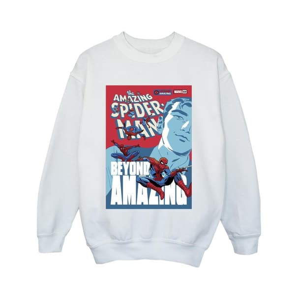 Marvel Boys Spider-Man Beyond Amazing Cover Sweatshirt