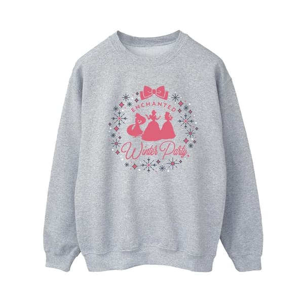 Disney Womens/Ladies Princess Winter Party Sweatshirt