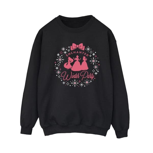 Disney Womens/Ladies Princess Winter Party Sweatshirt