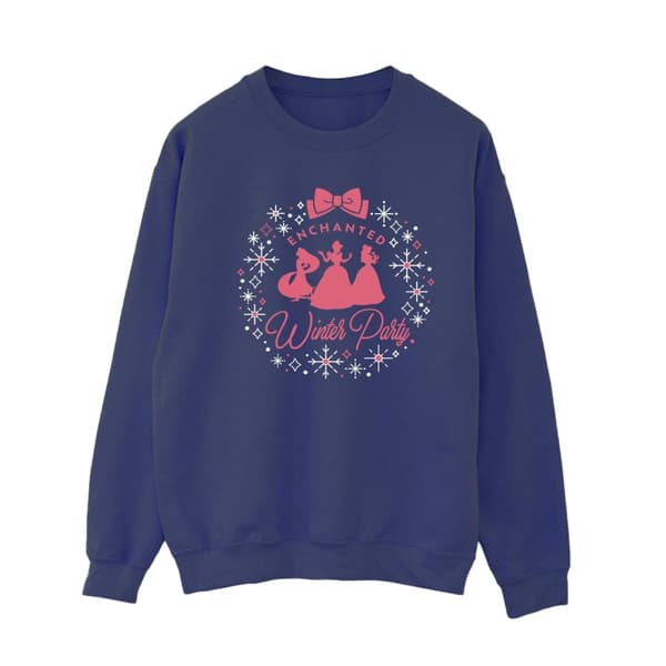 Disney Womens/Ladies Princess Winter Party Sweatshirt