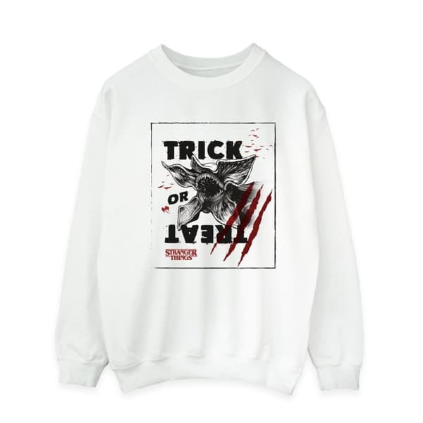 Netflix Mens Stranger Things Trick Or Treat Slash Sweatshirt