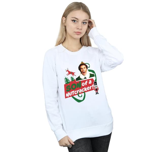 Elf Sweatshirt - Son Of A Nutcracker för damer/kvinnor