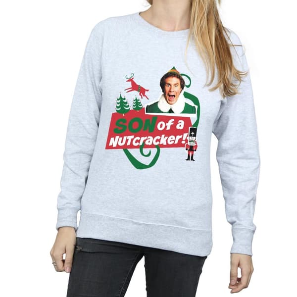 Elf Sweatshirt - Son Of A Nutcracker för damer/kvinnor