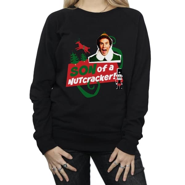 Elf Sweatshirt - Son Of A Nutcracker för damer/kvinnor