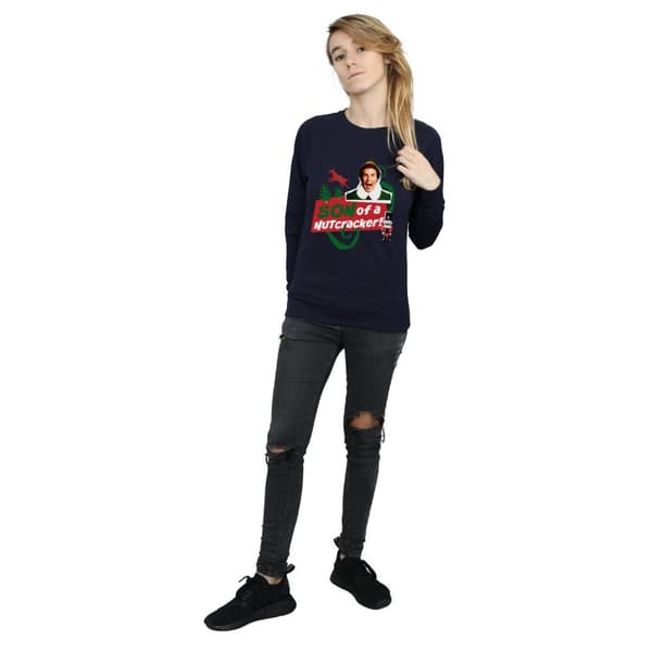 Elf Sweatshirt - Son Of A Nutcracker för damer/kvinnor
