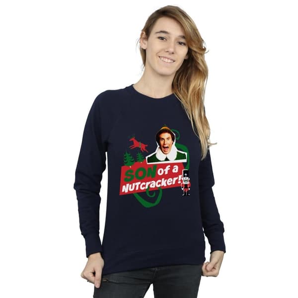 Elf Sweatshirt - Son Of A Nutcracker för damer/kvinnor