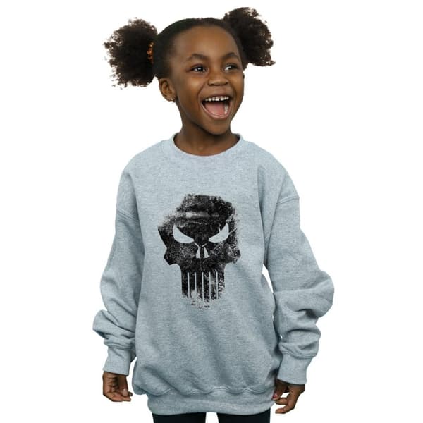Marvel Sweatshirt med dödskalle och tryck från The Punisher för flickor