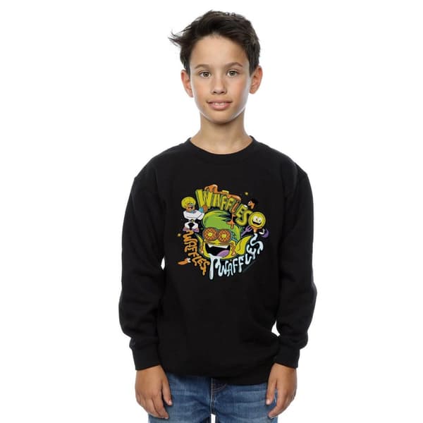 DC Comics Boys Teen Titans Go Waffle Mania Sweatshirt