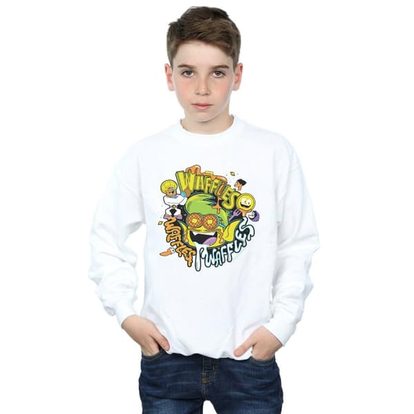 DC Comics Boys Teen Titans Go Waffle Mania Sweatshirt