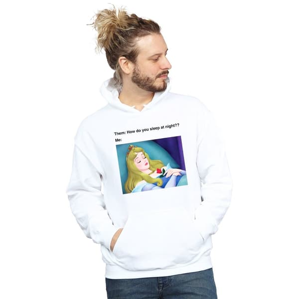 Disney Mens Sleeping Beauty Meme Hoodie