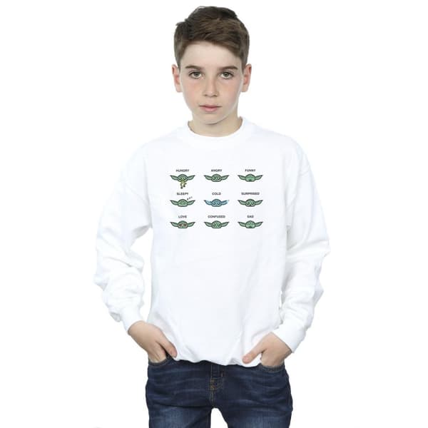 Star Wars Boys Mandalorian Grogu Mood Sweatshirt