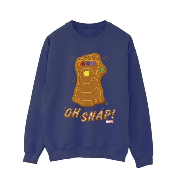 Marvel Mens Thanos Oh Snap Sweatshirt