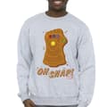 Miniatyrbild 3 av 4: Marvel Herr Thanos Oh Snap Sweatshirt