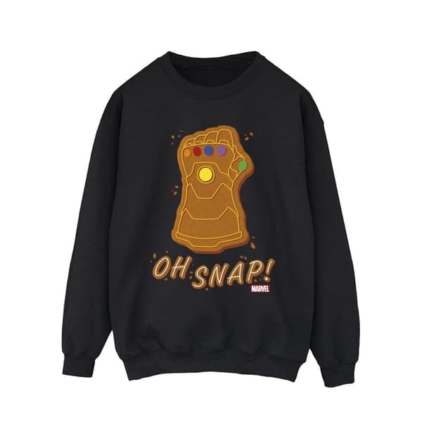 Marvel Mens Thanos Oh Snap Sweatshirt