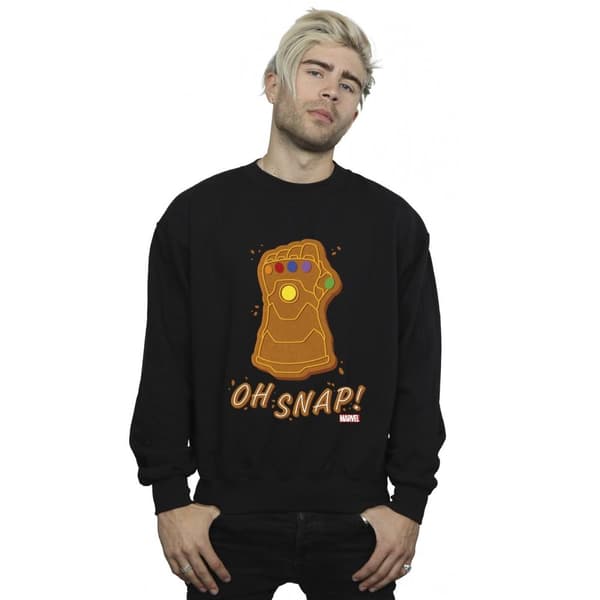Marvel Mens Thanos Oh Snap Sweatshirt