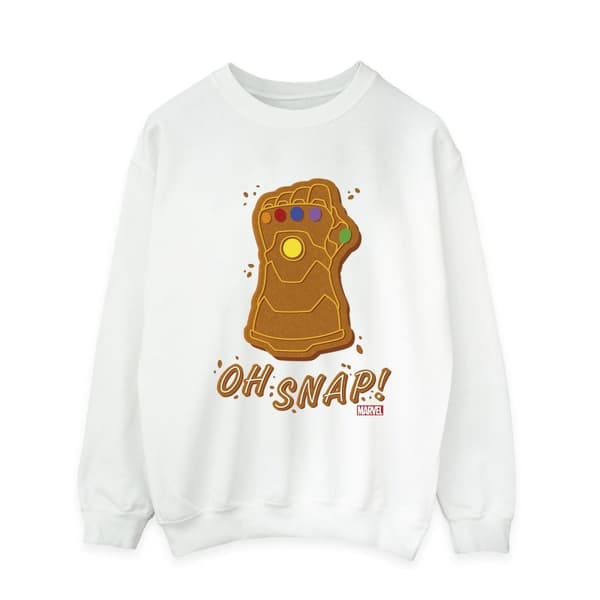 Marvel Mens Thanos Oh Snap Sweatshirt