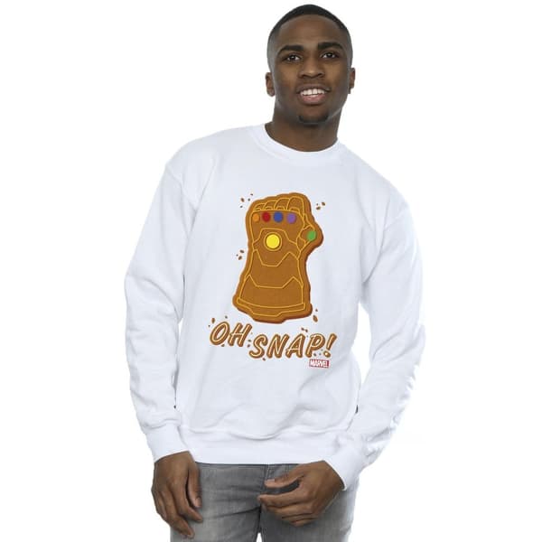 Marvel Mens Thanos Oh Snap Sweatshirt
